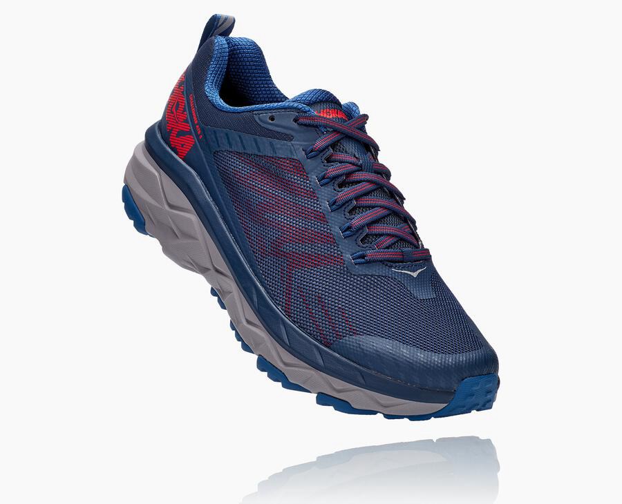 Zapatillas Trail Hoka One One Hombre - Challenger Atr 5 - Azul Marino - KZT482350